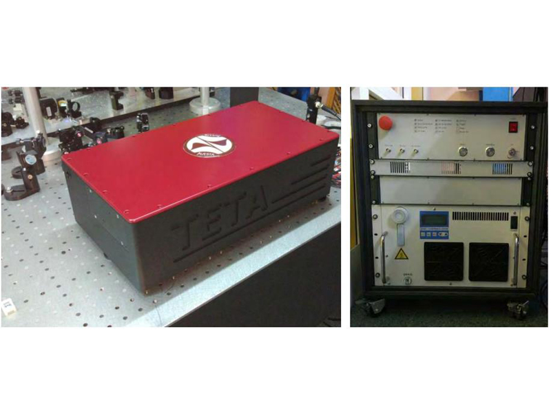 TETA飞秒激光器测试及微加工应用